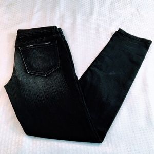 Banana Republic Heritage Distressed Black Jeans